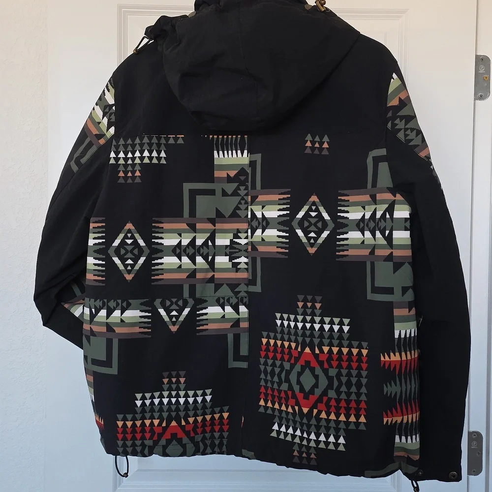 NWOT Pendleton Black Chief Joseph Insulated Ripstop Anorak Jacket ❤️⛷️💚🖤🎁